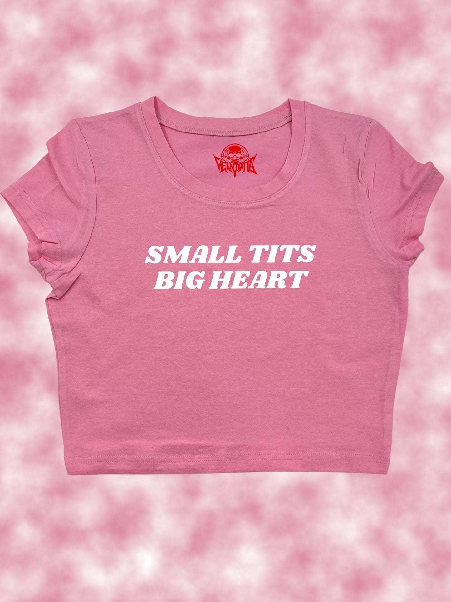 Small Tits Big Heart Crop Top | Funny Crop | Y2K Crop Top | Baby Tee | –  Venndata